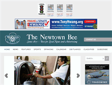 Tablet Screenshot of newtownbee.com